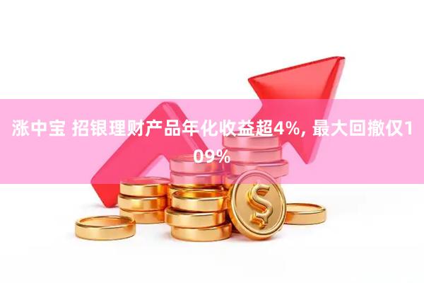 涨中宝 招银理财产品年化收益超4%, 最大回撤仅109%