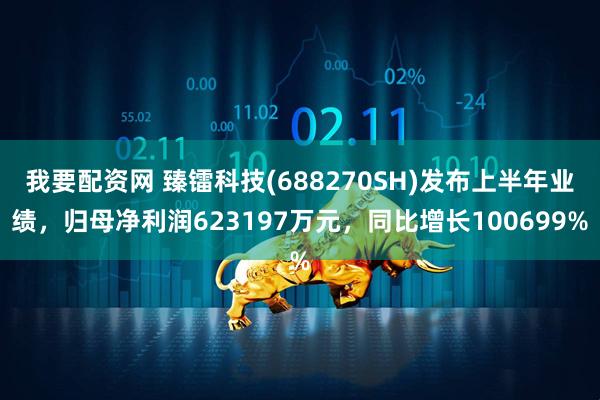 我要配资网 臻镭科技(688270SH)发布上半年业绩，归母净利润623197万元，同比增长100699%